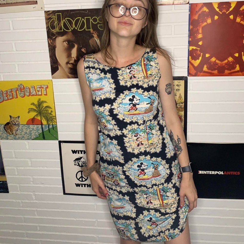 Original Limited Edition Reyn Spooner collab vacation Vintage Disney Dress